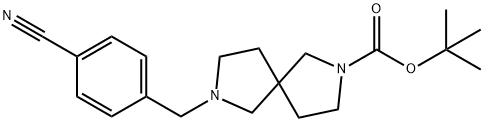 tert-Butyl 7-(4-cyanobenzyl)-2,7-diazaspiro[4.4]nonane-2-carboxylate