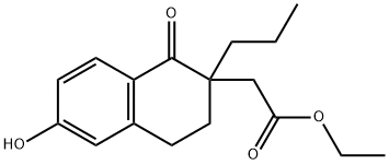 Ethyl 2-(6-hydroxy-1-oxo-2-propyl-1,2,3,4-tetrahydronaphthalen-2-yl)acetate
