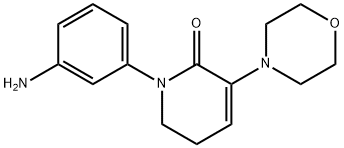 2(1H)-Pyridinone, 1-(3-aminophenyl)-5,6-dihydro-3-(4-morpholinyl)-