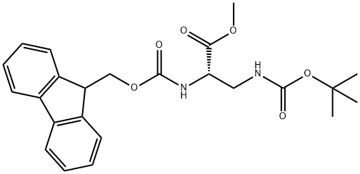 L-Alanine, 3-[[(1,1-dimethylethoxy)carbonyl]amino]-n-[(9h-fluoren-9-ylmethoxy)carbonyl]-, methyl ester