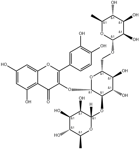 Quercetin 3-O-rutinoside-(1→2)-O-rhamnoside