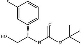 Tert-butyl (S)-(1-(3-fluorophenyl)-2-hydroxyethyl)carbamate
