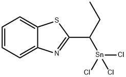 2-[1-(trichlorostannyl)propyl]-Benzothiazole
