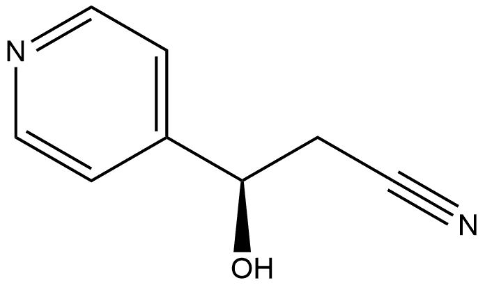 (R)-3-hydroxy-3-(pyridin-4-yl)propanenitrile