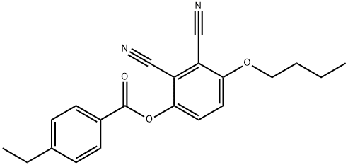 Benzoic acid, 4-ethyl-, 4-butoxy-2,3-dicyanophenyl ester