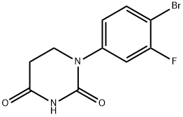2,4(1H,3H)-Pyrimidinedione, 1-(4-bromo-3-fluorophenyl)dihydro-