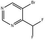 Pyrimidine, 5-bromo-4-(difluoromethyl)-
