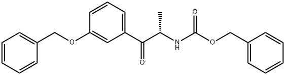 Carbamic acid, N-[(1S)-1-methyl-2-oxo-2-[3-(phenylmethoxy)phenyl]ethyl]-, phenylmethyl ester