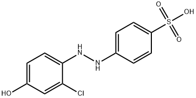 Benzenesulfonic acid, 4-[2-(2-chloro-4-hydroxyphenyl)hydrazinyl]-