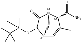 (2S,5R)-6-(tert-butyldimethylsilyloxy)-3-methyl-7-oxo-1,6-diazabicyclo[3.2.1]oct-3-ene-2-carboxamide