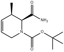1(2H)-Pyridinecarboxylic acid, 2-(aminocarbonyl)-3,6-dihydro-3-methyl-, 1,1-dimethylethyl ester, (2S,3R)-