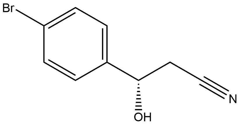 (S)-3-(4'-bromophenyl)-3-hydroxypropanenitrile
