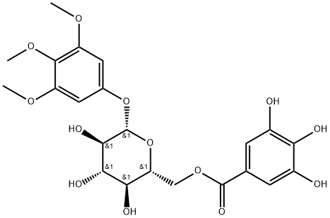 3,4,5-Trimethoxyphenyl-(6-O-galloyl)-O-beta-D-glucopyranoside