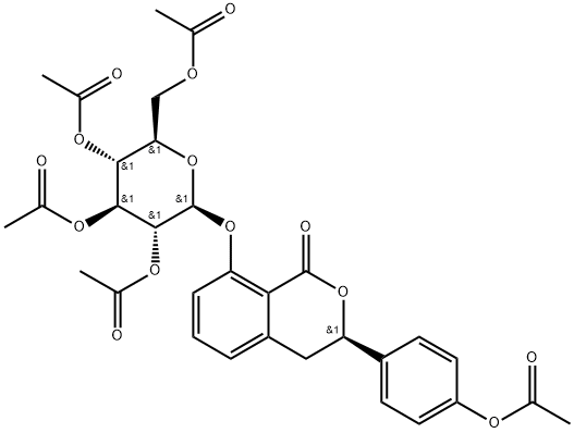 (3R)-Hydrangel 8-O-glucoside pentaacetate