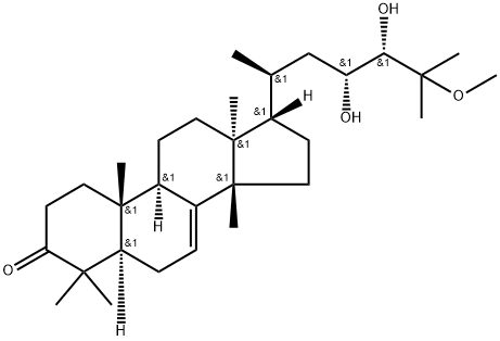 (23R,24S)-23,24-Dihydroxy-25-methoxy-5α-tirucall-7-en-3-one