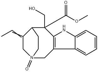 (5S)-4-[(E)-Ethylidene]-1,3,4,5,6,7-hexahydro-6-hydroxymethyl-6β-methoxycarbonyl-2α,5-ethano-2H-azocino[4,3-b]indole 2-oxide