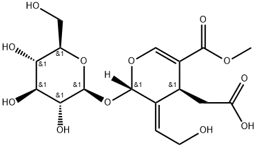 (2S)-3-[(E)-2-Hydroxyethylidene]-2β-(β-D-glucopyranosyloxy)-2,3-dihydro-5-(methoxycarbonyl)-4H-pyran-4α-acetic acid