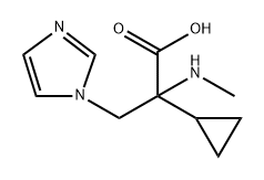 1H-Imidazole-1-propanoic acid, α-cyclopropyl-α-(methylamino)-