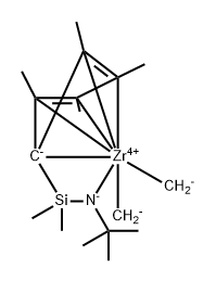 Zirconium, [N-(1,1-dimethylethyl)-1,1-dimethyl-1-[(1,2,3,4,5-η)-2,3,4,5-tetramethyl-2,4-cyclopentadien-1-yl]silanaminato(2-)-κN]dimethyl-