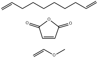 POLY(METHYL VINYL ETHER-ALT-MALEIC ANHYDRIDE), CROSS-LINKED WITH 1,9-DECADIENE