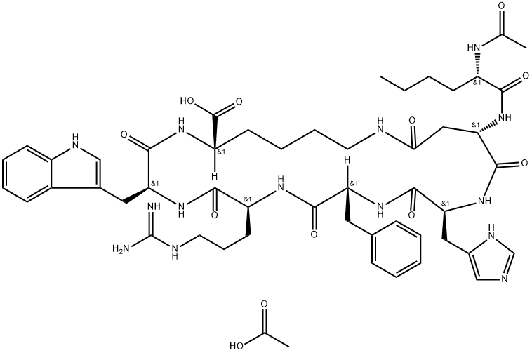 Bremelanotide acetate