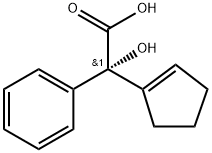 Benzeneacetic acid, α-1-cyclopenten-1-yl-α-hydroxy-, (αR)-