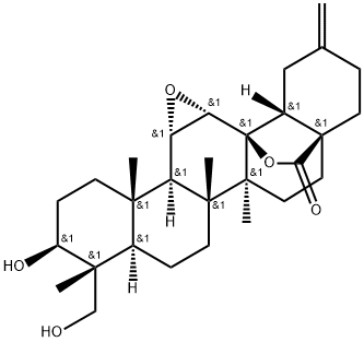 11α,12α-Epoxy-3β,23-dihydroxy-
30-norolean-20(29)-en-28,13β-olide