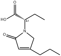 1H-Pyrrole-1-acetic acid, α-ethyl-2,5-dihydro-2-oxo-4-propyl-, (αS)-