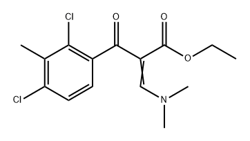 Benzenepropanoic acid, 2,4-dichloro-α-[(dimethylamino)methylene]-3-methyl-β-oxo-, ethyl ester
