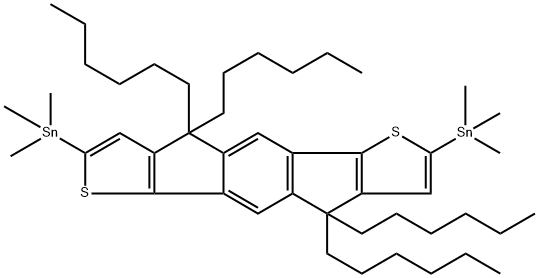 Stannane, 1,1'-(4,4,9,9-tetrahexyl-4,9-dihydro-s-indaceno[1,2-b:5,6-b']dithiophene-2,7-diyl)bis[1,1,1-trimethyl-