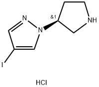 (S)-4-iodo-1-(pyrrolidin-3-yl)-1H-pyrazole hydrochloride