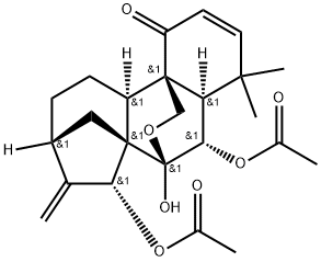 (7S,15R)-6β,15-Diacetoxy-7α,20-epoxy-7-hydroxykaura-2,16-dien-1-one
