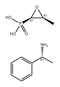 Phosphonic acid, (3-methyloxiranyl)-, (2R-cis)-, compd. with (R)-alpha-methylbenzenemethanamine (1:1), monohydrate (9CI)