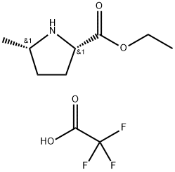 (2S,5S)-ethyl 5-methylpyrrolidine-2-carboxylate 2,2,2-
trifluoro acetate salt