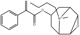 (1R,2R,4S,5S,7s,9r)-9-butyl-9-methyl-7-((2-phenylacryloyl)oxy)-3-oxa-9-azatricyclo[3.3.1.02,4]nonan-9-ium
