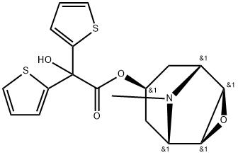 (1R,2R,4S,5S,7r)-9-methyl-3-oxa-9-azatricyclo[3.3.1.02,4]nonan-7-yl 2-hydroxy-2,2-di(thiophen-2-yl)acetate