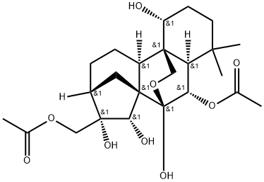 (1beta,6beta,7alpha,15beta,16alpha)-7,20-Epoxykaurane-1,6,7,15,16,17-hexol 6,17-diacetate