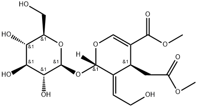 (5E,6S)-4β-(2-Methoxy-2-oxoethyl)-5-(2-hydroxyethylidene)-6α-(β-D-glucopyranosyloxy)-5,6-dihydro-4H-pyran-3-carboxylic acid methyl ester