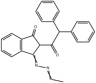 2-Diphenylacetyl-3-(ethylidene-hydrazono)indan-1-one,  2-Diphenylacetyl-indan-1,3-dione-1-ethylidenehydrazone