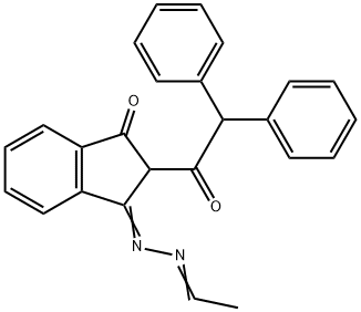 2-Diphenylacetyl-3-(ethylidene-hydrazono)indan-1-one, 2-Diphenylacetyl-indan-1,3-dione-1-ethylidenehydrazone