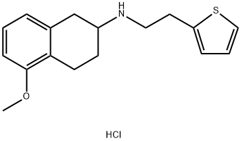 2-Thiopheneethanamine, N-(1,2,3,4-tetrahydro-5-methoxy-2-naphthalenyl)-, hydrochloride