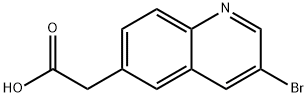 3-Bromo-6-quinolineacetic acid