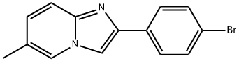 2-(4-BROMOPHENYL)-6-METHYLIMIDAZO(1,2-A&