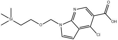 1H-Pyrrolo[2,3-b]pyridine-5-carboxylic acid, 4-chloro-1-[[2-(triMethylsilyl)ethoxy]Methyl]-