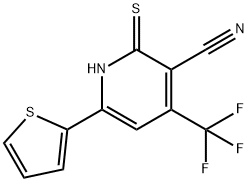 2-MERCAPTO-6-THIEN-2-YL-4-(TRIFLUOROMETHYL)-PYRIDINE-3-CARBONITRILE