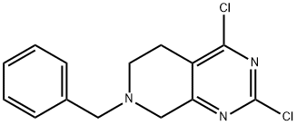 Pyrido[3,4-d]pyrimidine, 2,4-dichloro-5,6,7,8-tetrahydro-7-(phenylmethyl)-