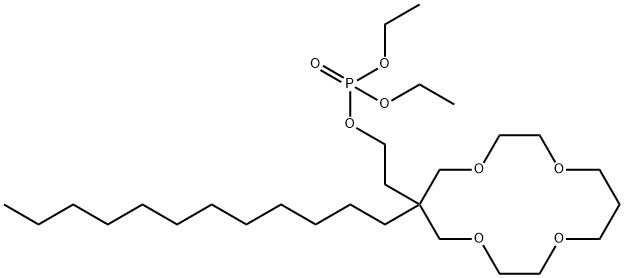 6-DODECYL(14-CROWN-4)-6-ETHANOL DIETHYLPHOSPHATE