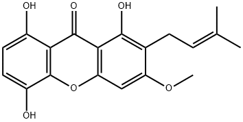 1,5,8-Trihydroxy-3-methoxy-2-prenylxanthone