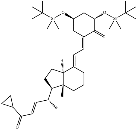 (2E,4R)-4-[(1R,3aS,4E,7aR)-4-[(2E)-2-[(3S,5R)-3,5-Bis[[(tert-butyl)dimethylsilyl]oxy]-2-methylenecyclohexylidene]ethylidene]octahydro-7a-methyl-1H-inden-1-yl]-1-cyclopropyl-2-penten-1-one