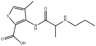 4-METHYL-3-[[1-OXO-2-(PROPYLAMINO)PROPYL]AMINO]-2-THIOPHENECARBOXYLIC ACID